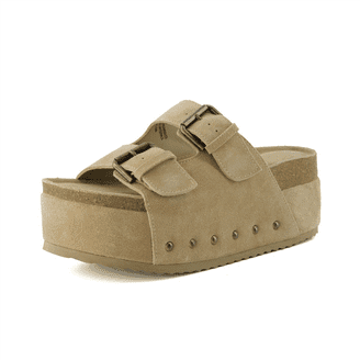 Johnature Décolleté da donna retrò in vera pelle Scarpe stringate con