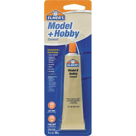 Elmer's Model + Hobby Cement - 1fl Oz (Best Way To Remove Contact Cement)