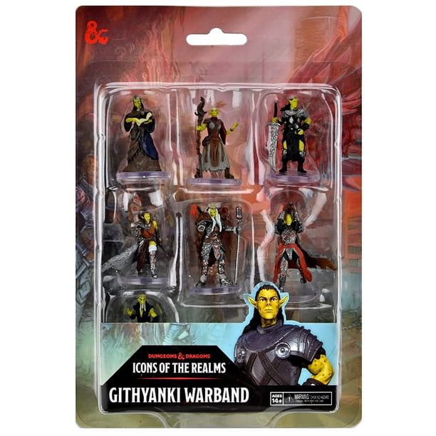 Figuras en miniatura de Dungeons & Dragons de D&D Icons of The Realms Githyanki Warband 7