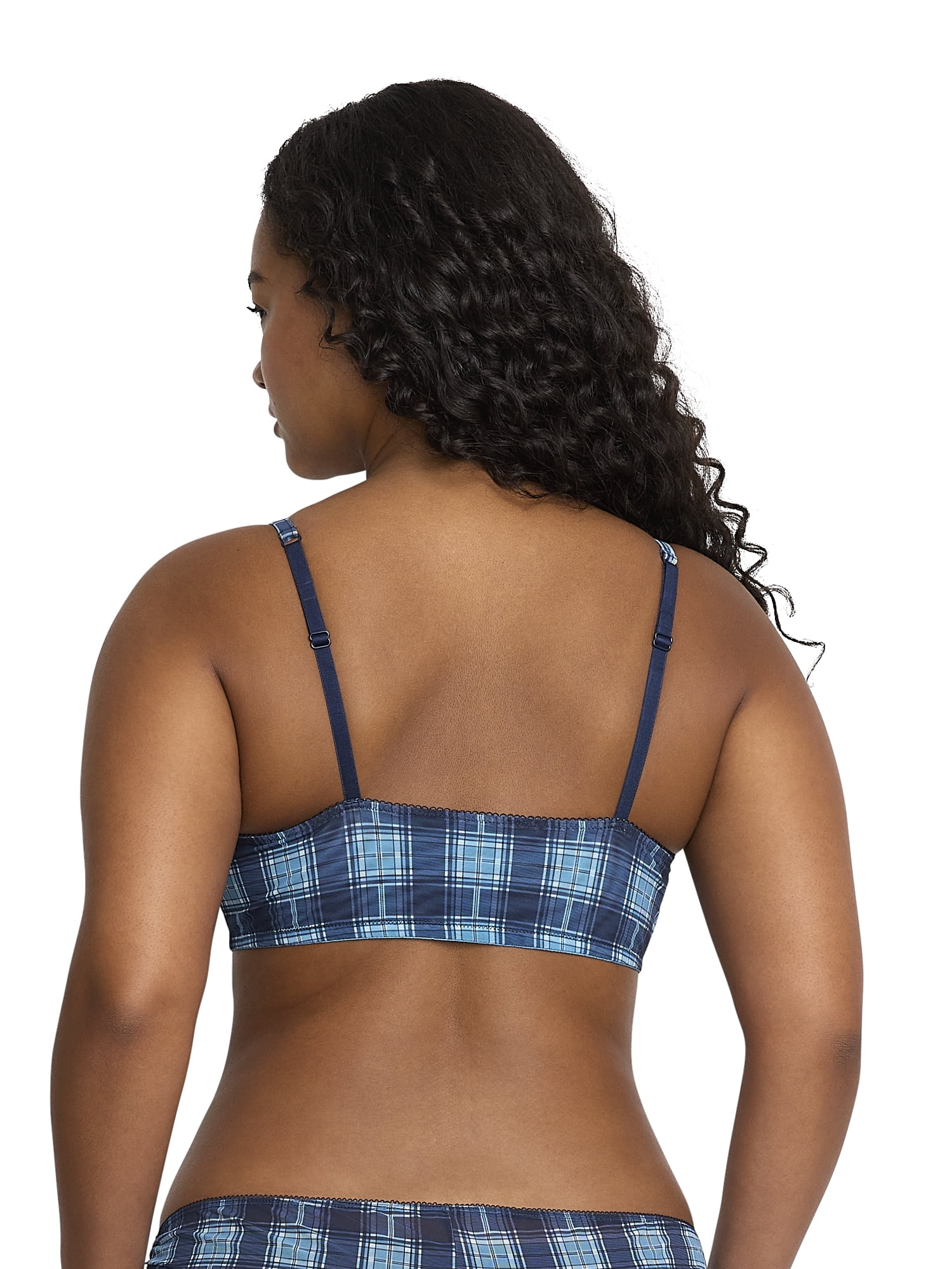 Mills by Millie Bobby Brown Women's Ruched Mesh Bralette, Sizes XS-XXXL