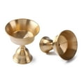thumbnail image 3 of Tibetan Buddhist Supplies Temples Oil Burners Ghee Lamp Butter Lamp Holder Brass Tealight Holder Cup Table Decors, 3 of 8
