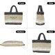 thumbnail image 3 of Large Straw Beach Bag for Women - Woven Shoulder Tote Bag, Spacious Summer Handbag for Vacation, Durable and Stylish, 3 of 5