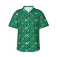 thumbnail image 1 of Fotbe Duck Mallard Flying Pose Camisa Hawaiana para Hombre Unisex – Camisa Casual de Verano con Botones de Manga Corta de Algodón y Lino,Medium, 1 of 7