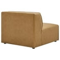 thumbnail image 4 of Modway Mingle Vegan Leather Armless Chair in Tan, 4 of 8