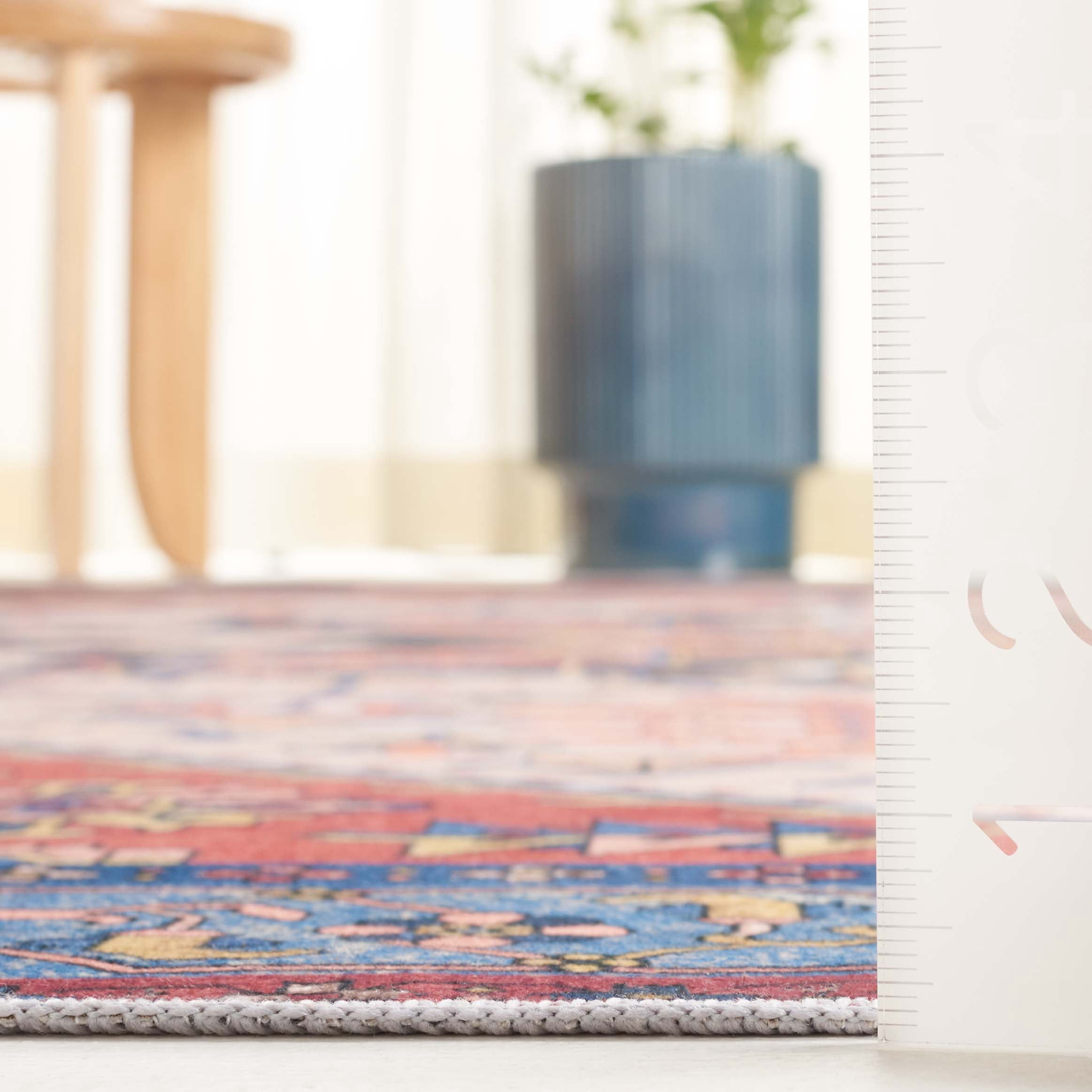 Safavieh Arizona Tyler Oriental Machine Washable Runner Rug, Rust/Beige, 2'6" x 8'