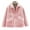 Pink-01, variant on HTNBO Women Plush Furs Coat Casual Jackets Womens Winter Short Polar Fleece Outerwear Jackets