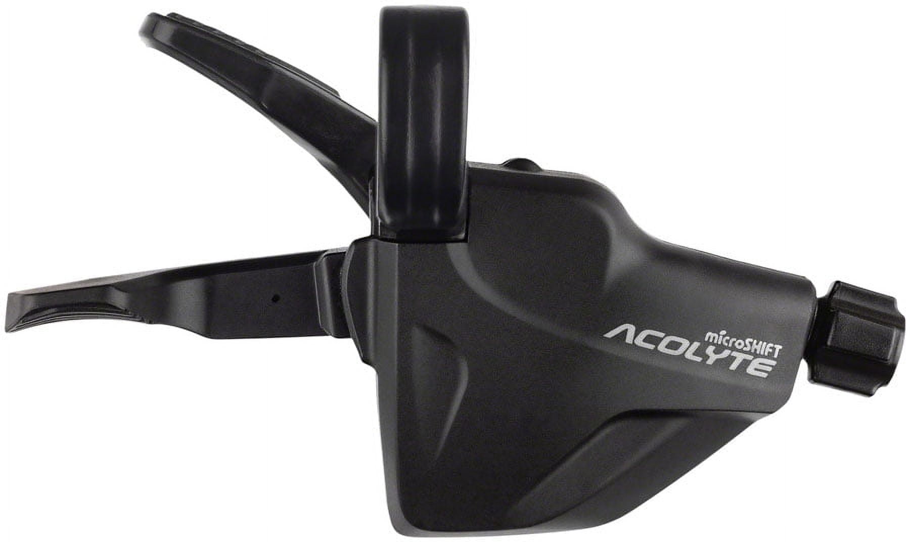MicroSHIFT Down Tube Shifter Set - 8-Speed, Friction Front (Double/Triple), Shimano Compatible, Silver