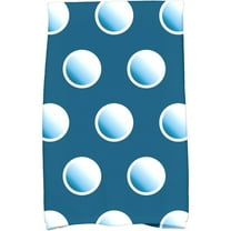 Simply Daisy 18" x 30" Dip Dye Dots Holiday Geometric Print Kitchen Towel