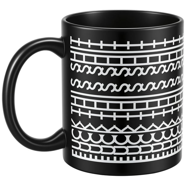 Taza de café PYYEBFS, bolsa de cerámica con mensaje oculto de 11 onzas