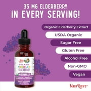 MaryRuths Elderberry Liquid Drops for Toddlers Ages 1 to 3, USDA Organic Herbal Supplement, Immune Support, Overall Health, Vegan, Unisex, 1 fl oz