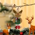 thumbnail image 4 of YOHAVEN Christmas Fabric Doll Ornament Small Plush Hanging Decoration Cute Holiday Pendant Xmas Tree Decor for Living Room Bedroom Fireplace Home, 4 of 6