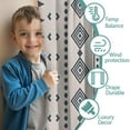 thumbnail image 2 of Blackout Kids Curtains,Boho Bohemia Geometric Line Art Childrens Insulated Curtains Set Of 2,Bedroom Essentials,Toddler Room Decor 52"x84"(132x213cm), 2 of 3