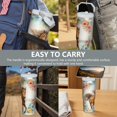 thumbnail image 6 of 1pc Horse lovers 30oz Tumbler with Straw & Handle - Insulated Stainless Steel Cup | Holiday Gift for Man Women (Christmas, Valentine's, Birthday), 6 of 8