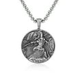 thumbnail image 2 of Ancient Greek To Mint Pendant Titanium Steel Necklace, 2 of 2