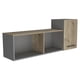 thumbnail image 1 of Repisa Flotante Esperanza Café Claro y Gris Claro Virtual Muebles, 1 of 6