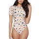thumbnail image 1 of Balery South American Animals Body de cuello redondo de manga corta para mujer Tops de manga corta Tops básicos-X-Large, 1 of 7