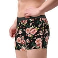 thumbnail image 2 of Uemuo Rose Flowers Pattern Men's Boxer Briefs,Trunk Anti-Chafing,Comfortable, Durable, and Stylish Underwear-, 2 of 9