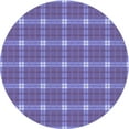 thumbnail image 1 of Ahgly Company Indoor Round Patterned Slate Blue Area Rugs, 4' Round, 1 of 6