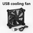 thumbnail image 3 of AOOOWER 120mm 5V USB Powereds Cooling Fan for Routers Rack Sound Video Networking Cabinet, 3 of 13