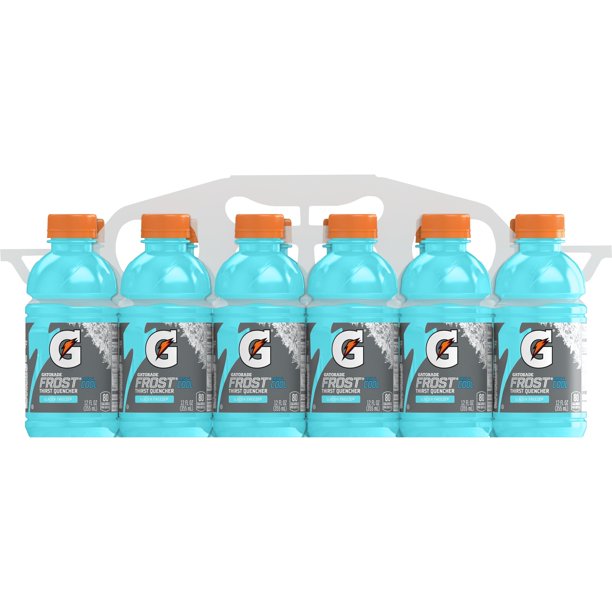 Gatorade Frost Thirst Quencher Sports Drink, Glacier Freeze, 12 oz
