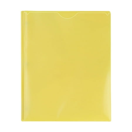 Folders With Pockets Heavy Duty Two Pocket Folder File Organizer For Students Classroom Homework School Must Have 23.5 cmÃ29.3 cm Yellow 1 Pack