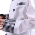 thumbnail image 7 of oqasdz Baby Boy Outfits Kids Chef With Hat And Apron Dress Up For Baking Cooking Class Party Cook Theme Event Stage Show Chef Coat Outfit, 7 of 7
