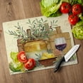 thumbnail image 6 of CounterArt Rustic Wine 3mm Tempered Glass Cutting Board 15" x 12", 6 of 8