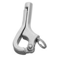 thumbnail image 3 of Stainless Steel Quick Release Pelican Hook for Lifeboat Safety 6mm Marine Grade Snap Shackle for Sailing and Boat Guard Rails, 3 of 8