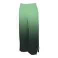 thumbnail image 4 of DPTALR Women's Printed Elastic-Waist Straight-Leg Pants Casual with Pockets,Slim-Fit & Versatile,Army Green,Size XXL, 4 of 6