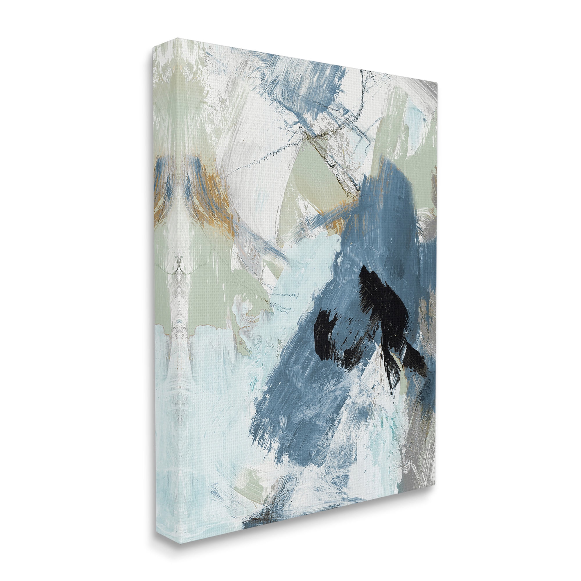 Stupell Industries Chaotic Brush Strokes Pattern Abstract Painting Gallery Wrapped Canvas Art Print Wall Art, 16 x 20