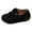 Black, variant on Platform Loafers for Women Comfy Soft Sole Lace up Walking Shoes Casual Stitching Slip on Round Toe Flat Shoes Orange Size 9