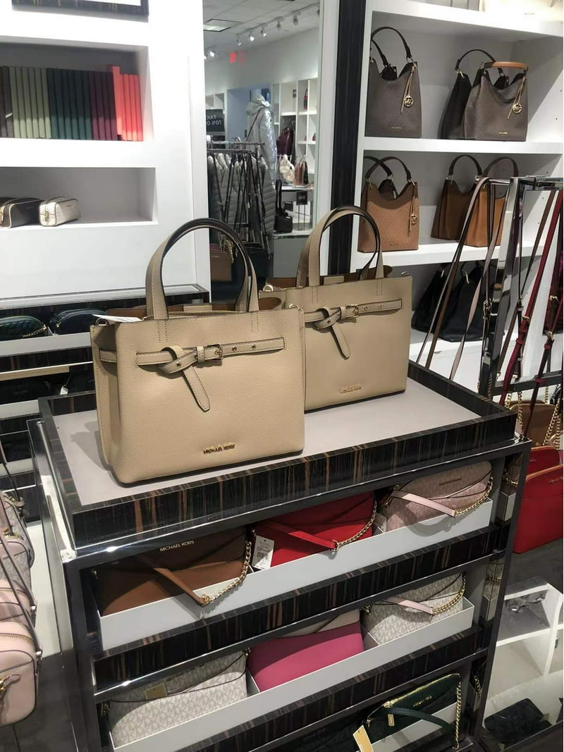 Michael Kors 35H0Gu5S7T Emilia Large Pebbled Leather Satchel