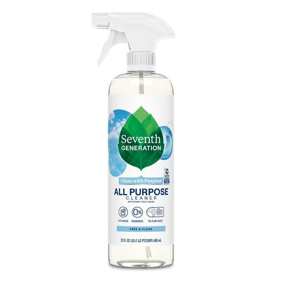 Seventh Generation Free & Clear All Purpose Cleaner - 23 oz- Pack of 2