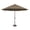 Beige, variant on Simply Shade Lanai Pro Octagon Auto Tilt with Starlight Umbrella in Bronze/Black
