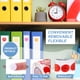 thumbnail image 3 of Etiquetas de puntos de colores Uxcell, etiquetas de codificación de colores, adhesivas, círculos en blanco, etiquetas de precio redondas rojas de 3/4", 3 of 7