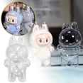 thumbnail image 1 of Étui de Protection pour LABUBU The Monsters Have a Stand, Boîte d'Exposition Accessoires Étui Rigide avec Sangle en Silicone Blanc - Étui Assis, Transparent, 1 of 8