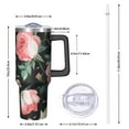 thumbnail image 2 of OBREWU Pioneer Flower Tumbler with Handle and Lid,Pioneer Flower 40oz Double Wall Vacuum Insulated Tumbler,Cups Gift for Women and Men, 2 of 7