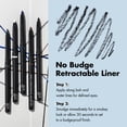 thumbnail image 5 of e.l.f. No Budge Retractable Eyeliner, Charcoal, 5 of 10