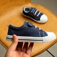 thumbnail image 2 of Kushyshoo Kid Canvas Shoes Blue Casual Children Sneaker Size 8 Toddler Boys, 2 of 7