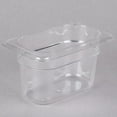 thumbnail image 4 of TrueCraftware- 1/9 Size 4” Deep Food Pan Polycarbonate Clear Color- Food Storage Containers Plastic Food Pan Restaurant Commercial Hotel Pans for Food Prep Fruits Vegetables Beans Corns, 4 of 5