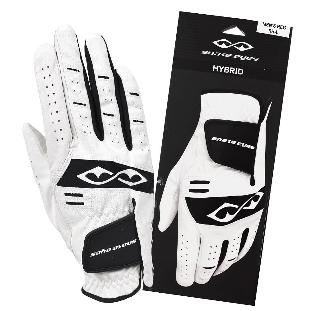 Snake Eyes Golf MRH Combo Hybrid Glove (5-Pack) White Small