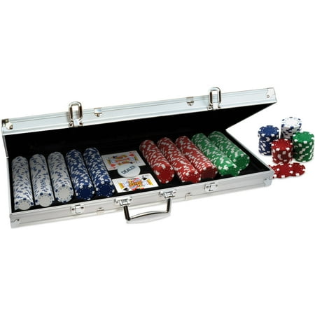 ProPoker 500 11.5g Poker Chips In Aluminum Case (Best Poker Set Brand)