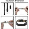 thumbnail image 4 of Jinsinto Interchangeable Leather Strap Compatible with Fitbit Alta/Fitbit Alta HR,Classic Leather Strap,Small,No Tracker, 4 of 5