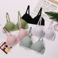 thumbnail image 3 of Orchip Women's Seamless Support Soft Bra, Wireless Cotton Bralette Underwear, 3 of 4