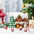 thumbnail image 5 of 12PCS Mini Santa Claus Christmas Ornaments Resin Figurines Holiday Party Decorations, 5 of 7