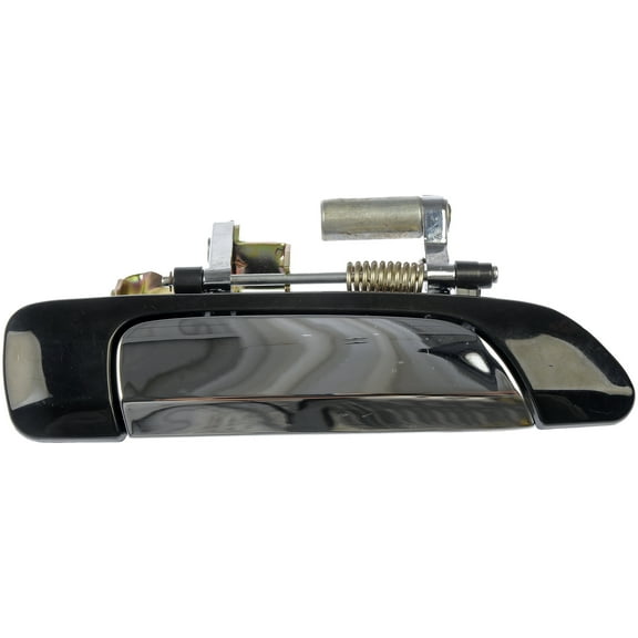 Dorman 80296 Rear Passenger Side Exterior Door Handle for Specific Honda Models, Black and Chrome