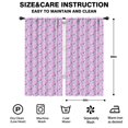 thumbnail image 2 of Blackout Kids Curtains,Pink Cartoon Unicorn Flower Pattern Childrens Insulated Curtains Set Of 2,Bedroom Essentials,Toddler Room Decor 42"x84", 2 of 5