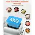thumbnail image 2 of KFFKFF Gobelet Marinateur pour Viande, Machine de Marinade sous Vide 10 L avec Rotation Automatique Bidirectionnelle, Machine de Cuisson sous Vide en Acier Inoxydable pour Poulet, Steak, Porc, Usage Domestique et Commercial, 2 of 9