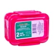 thumbnail image 6 of Greenbrier Plastic Storage Containers, Small, Mini, Snap-lock Lids, 6-pc Set, Colors May Vary, 6 of 6