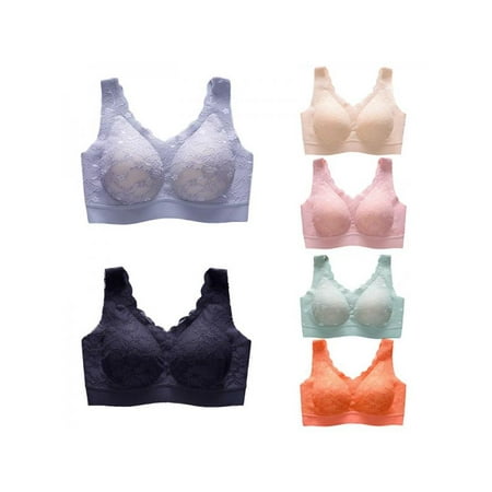 

Dragonus Women Comfort Cross Side Buckle Push-up Wireless Bra